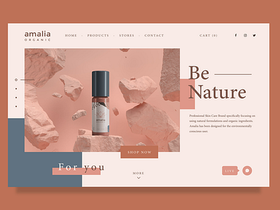 Amalia - Website design