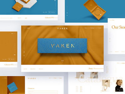 Vaken - Website design branding design ui ux web