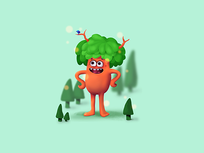 My Trees - Character and Style Development branding character character design design illustration illustrator vector
