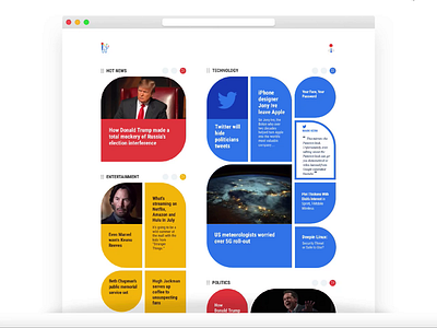 google news move section animation google interface news ui