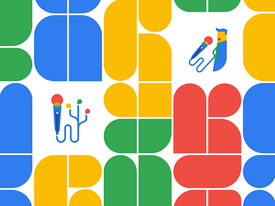 Google news pattern branding google icon illustration ui web