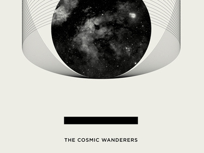The Cosmic Wanderers Print comet cosmic galactic galaxy graphic graphic design poster print space stars universe vector wanderers
