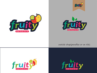 fruity 01 art branding design flat icon illustration illustrator logo minimal vector