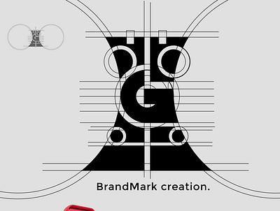 Brand-mark creation in grids art branding branding and identity corporate identity design flat hire logo designer icon logo logodesign minimal vector