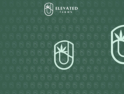 elevated farmz concept 2 and pattern design brand designer brand identity branding graphic brand identity designer branding corporate branding design flat icon identity designer illustrator logo minimal pattern design pattern designer patterns