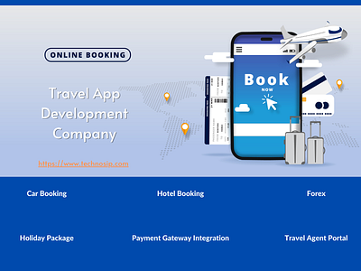 Travel App Development Company Technosip application development travel travel app development web development