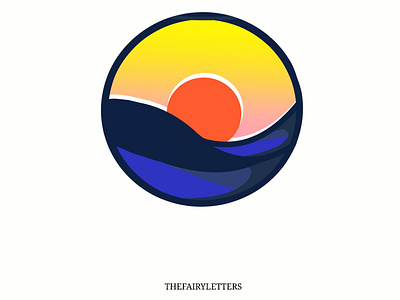 Sun, sky, and the sea abstract design art artist artwork dailylogodesign design designer drawing flat graphic design graphicdesign illustration logo logos photoshop simple sketch sketchbook sun sunset