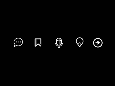 Icons (dark) cute design graphicdesign icons icons design icons pack iconset illustration logo minimal ui
