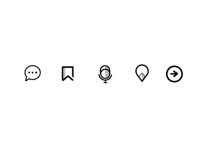 Icons (Light) cute dailyart design graphic design graphicdesign icon icon pack icon set icons illustration minimal ui