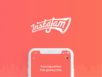 Instajam - Logo Design branding design instagram instajam logo logo design music ui