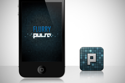 Flurry Pulse App UI + Icon app icon ios ui