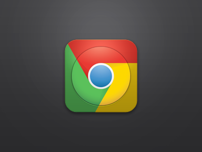 Chrome iOS app icon re-imagined app browser chrome google icon ios ipad iphone mobile
