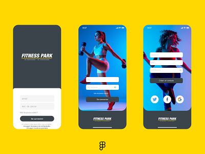 Daily UI #01 app branding dayliui design figma fitness quotidienui redesign sport ui