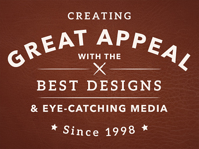 ‘Great Appeal with the Best Designs’