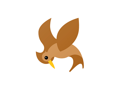 Thrasher Brand Bird Illustration bird brown illustration thrasher