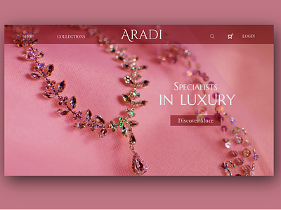 Landing Page for Jewellery Store