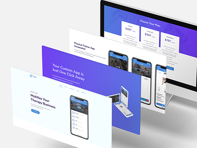 Tapify SAAS Landing Page aaas website app app builder html html css html design html developer saas web design web design agency web design and development