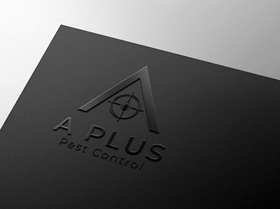 A Plus Pest Control Logo branding design logo