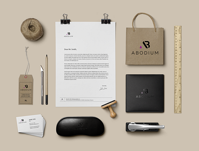 Abodium Brand Identity branding design logo