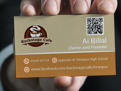 Restaurant business card