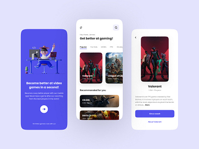 Gaming App UI