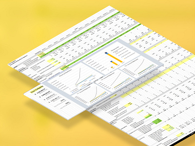 SaaS & Software – Financial Model Template balance sheet finances financial financial mockup financial model financial projection income statement saas design