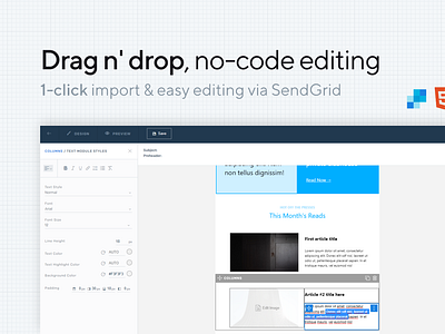 Drag-n-Drop Email Template Bundle (100% HTML)