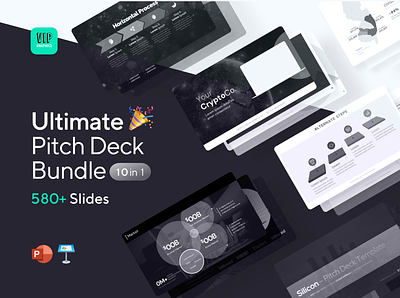 Updated: Ultimate Pitch Deck Bundle bundle keynote pitch deck pitch deck design pitch deck template powerpoint ppt ppt template presentation slides slideshare slideshow