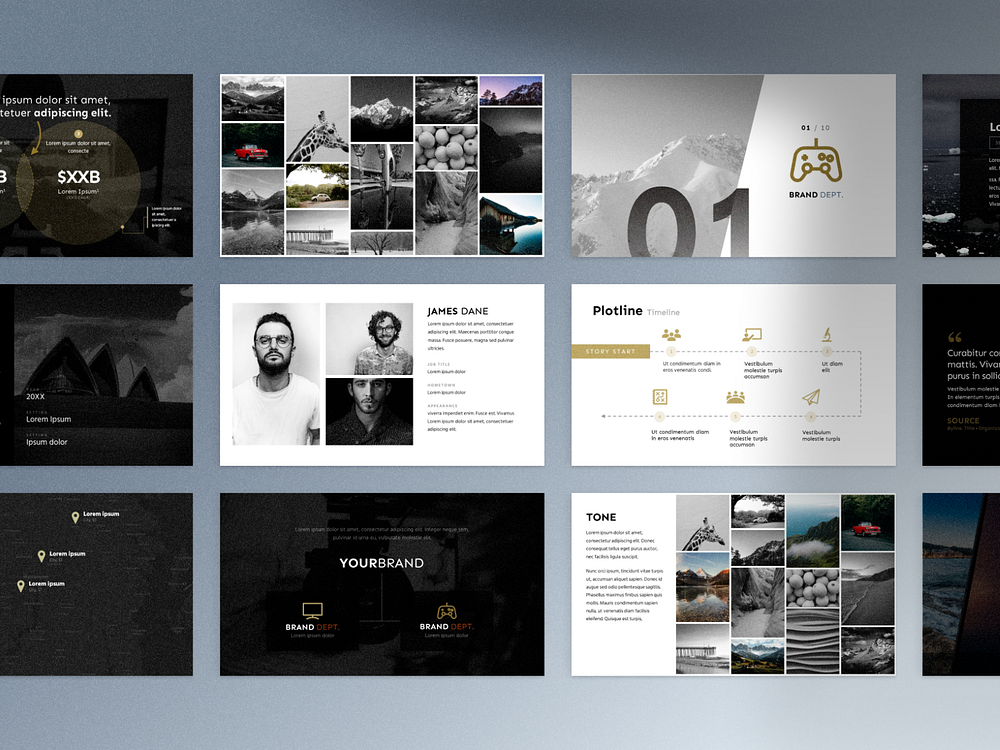 Film & TV Pitch Deck Template by VIP Graphics on Dribbble