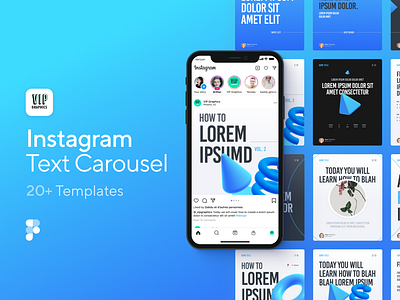 Instagram Text Carousel Template for Figma