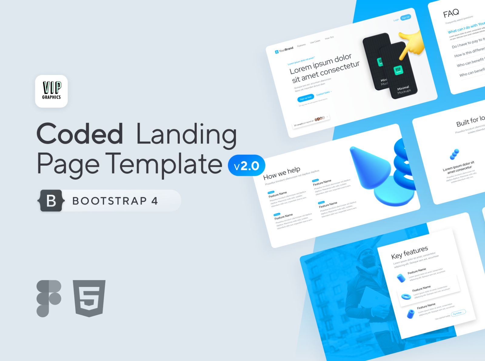 Browse Thousands Of Free Bootstrap 4 UI Kit Images For Design ...