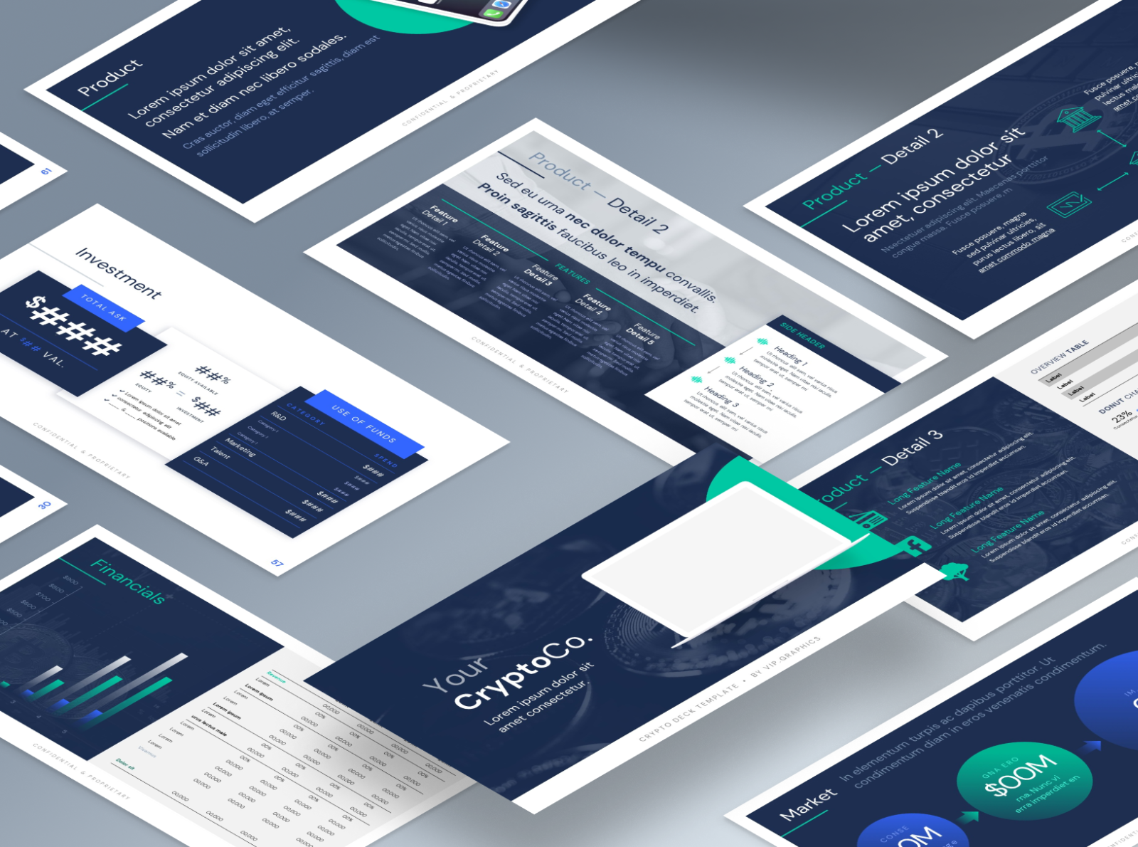 Crypto Pitch Deck Template by VIP Graphics on Dribbble
