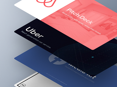 Pitch Deck Examples — Template Bundle: Uber, Facebook, Airbnb...