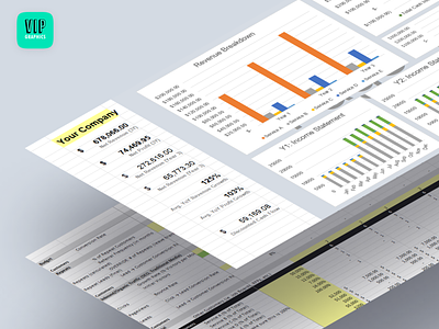 Professional Services Financial Model Template for Excel