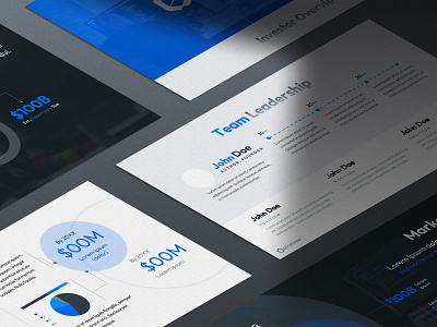 Software Pitch Deck Template app blue development investor investor presentation mockup mockup template perspective pitch deck pitch deck template powerpoint presentation saas shadow slides software startup tech venture capital web