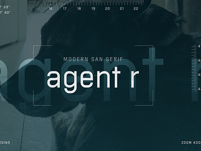 Agent R: Futuristic / HUD Font