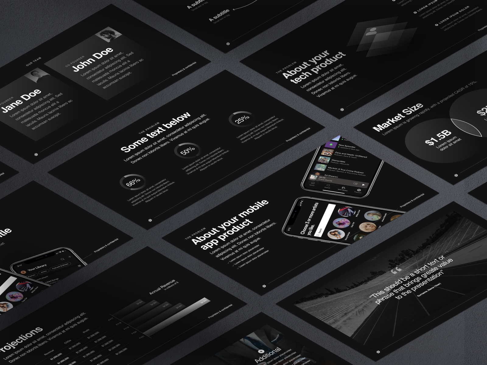 Figma Pitch Deck Template by VIP Graphics on Dribbble