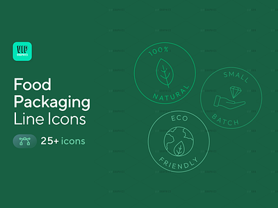 Food & Organic Product Packaging Icons cruelty free ethical food gluten gmo free gmos green healthy icons label line icons local natural organic packaging packaging icons recycling sustainability sustainable vector