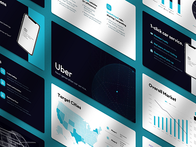 Uber Pitch Deck Template car investor presentation mobile app mockup pitch deck pitch deck examples pitch decks powerpoint presentation presentations rideshare slide slides startup teal template transportation turquoise uber uber pitch deck