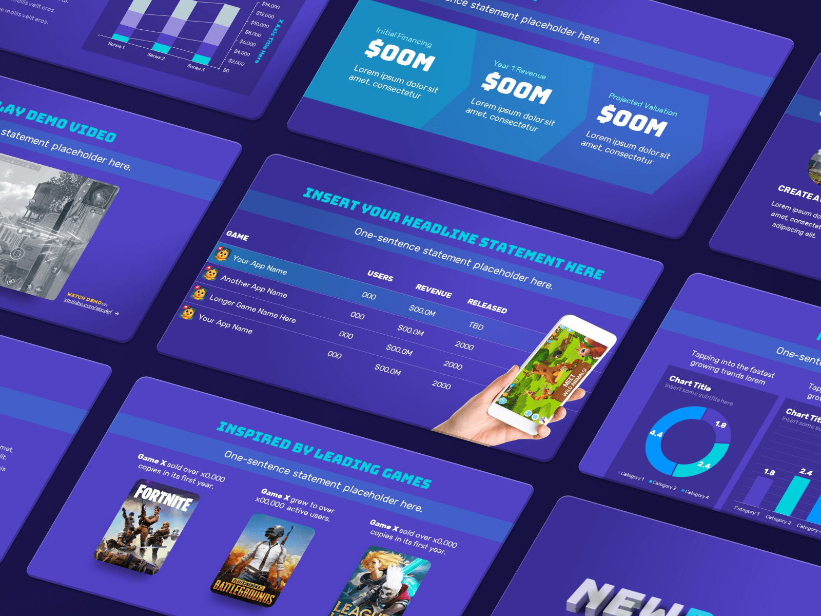 Video Game Pitch Deck Template by VIP Graphics on Dribbble