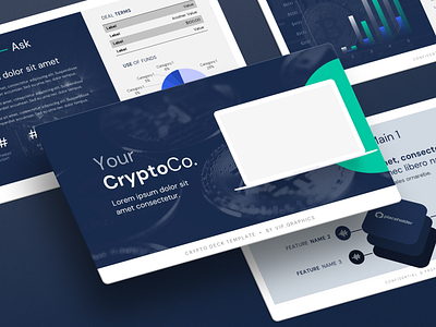 Crypto Startup Investor Presentation app blockchain clean creative crypto cryptocurrency defi figma mockup perspective pitch deck pitch deck template powerpoint ppt presentation presentations slide deck slides tech template