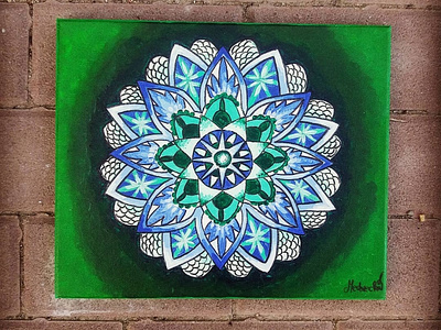 Mandala Zdravia (extra silná) acryl mandala painting