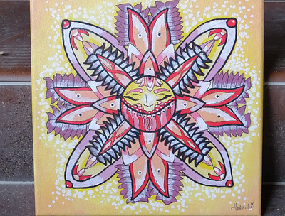 Mandala acryl mandala painting