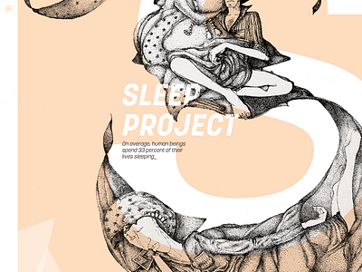 Sleep Project. ui ux web webdesign