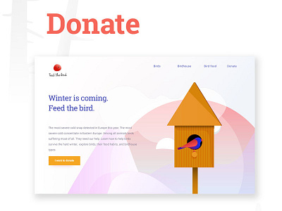 Donate Page app donation page flat icon illustration ui vector