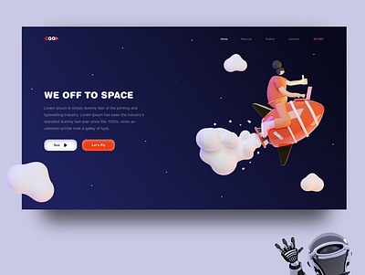 SPACE GO app design design graphic design rocket space ui ui design ux ux design