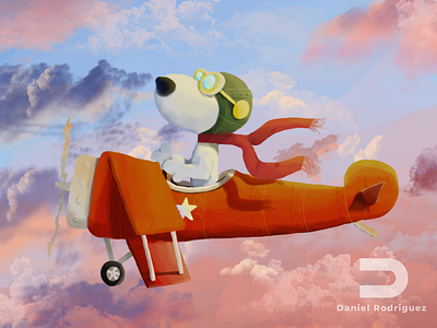 Snoopy in the sky