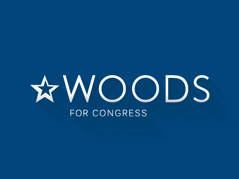 James Woods for Congress spectrumexperience woods jameswoods brand logo