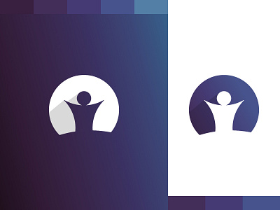 Humanist Experience - Logo and Color Palette humanism humanist humanistexperience logo purple spectrumexperience symbol web