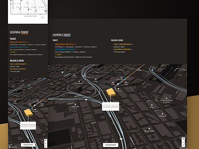 2 Henry Adams — Location & Transit 3d maps foundation mapbox maps web design website
